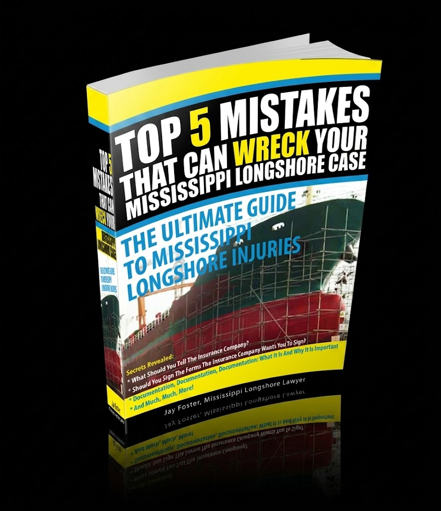 Mississippi longshore lawyer Jay Foster free book on burn pit DBA claims and what the insurance company hopes you never learn